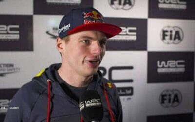 Verstappen kipróbálja magát a rallyban