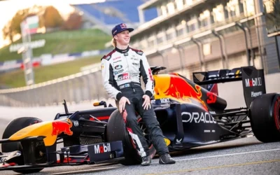 Kalle Rovanperä Forma1 -es autóval a Red Bull Ringen