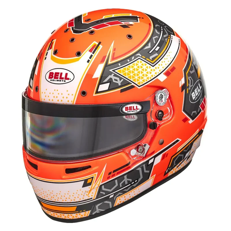 Bell RS7-K Pro Stamina Antracit-Narancs Kart Verseny Sisak