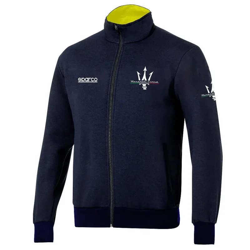 Sparco Maserati Corse Cipzáros Pulóver Utcai Ruházat
