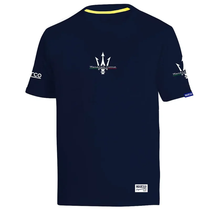 Sparco Maserati Corse Kerek Nyakú Póló Utcai Ruházat